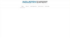 Desktop Screenshot of industryexpert.net